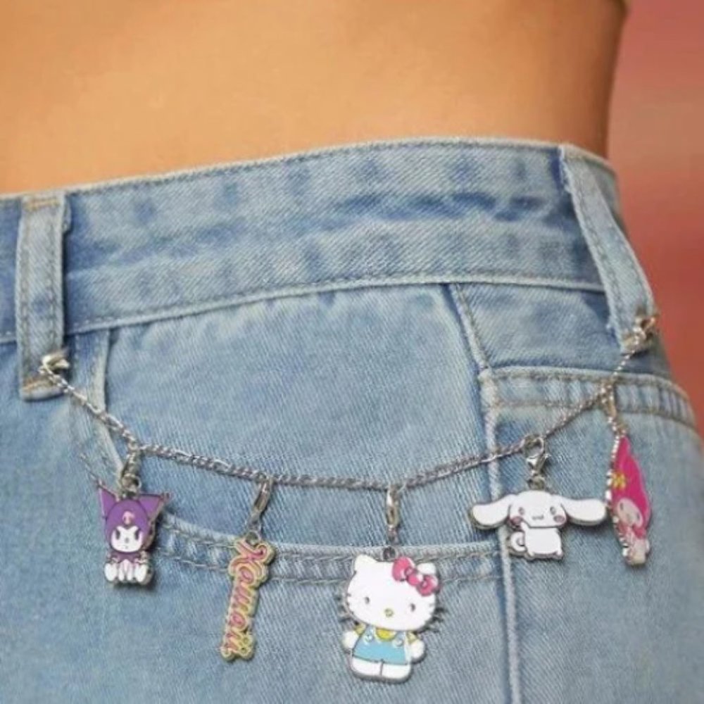 Chain Charm Bracelet Hello Kitty And Friends